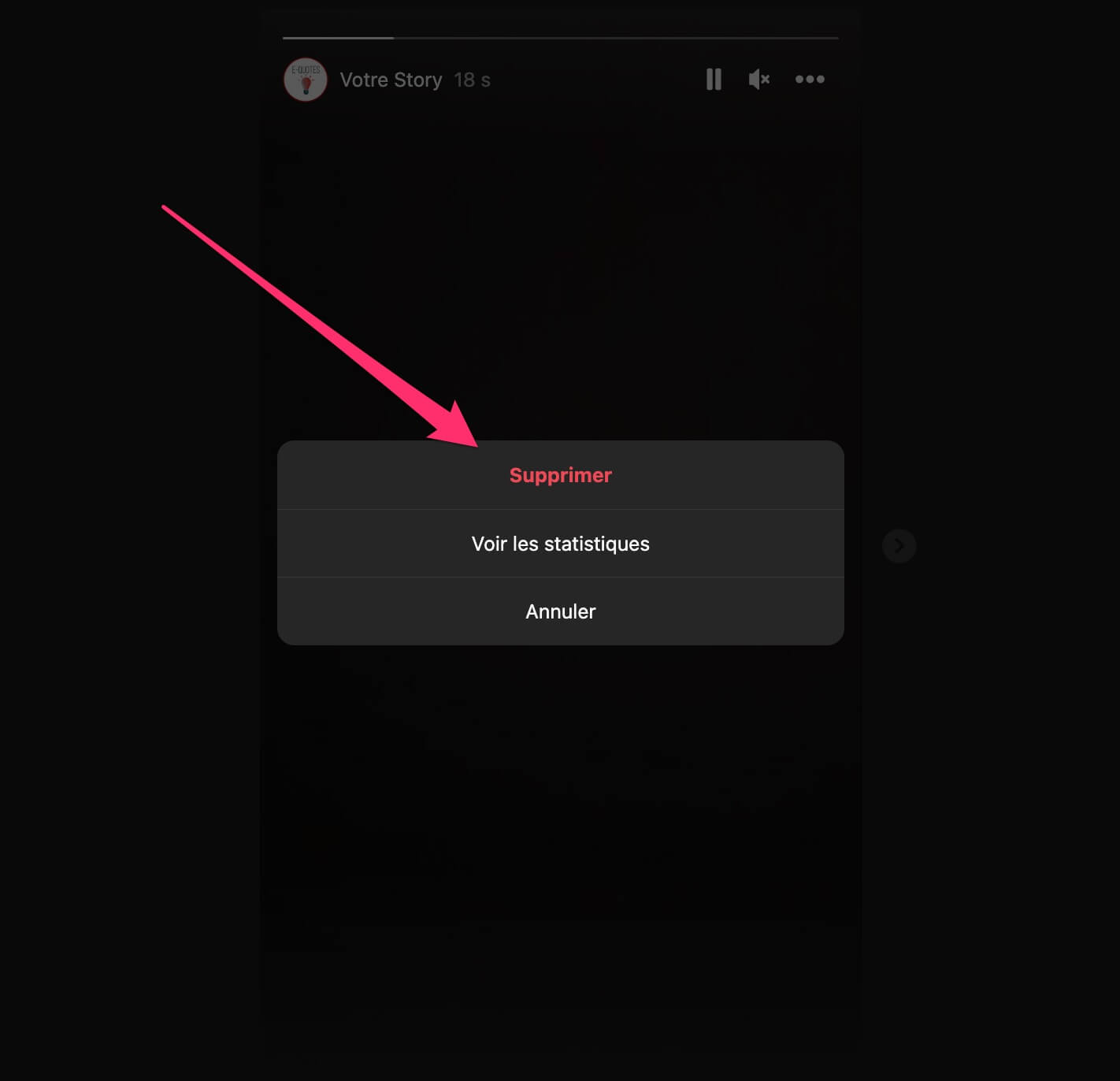 comment supprimer une photo insta parmis plusieurs