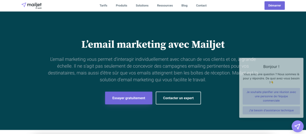 solution emailing Mailjet
