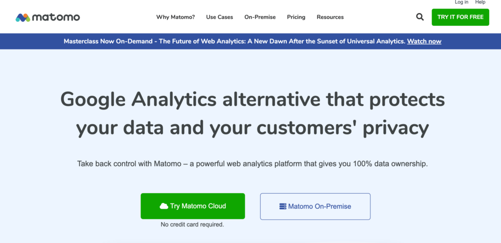 Matomo - alternative gratuite à Google Analytics