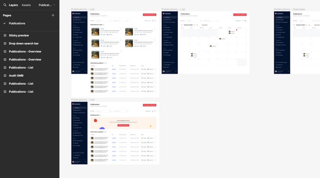 Maquette sites web exemple