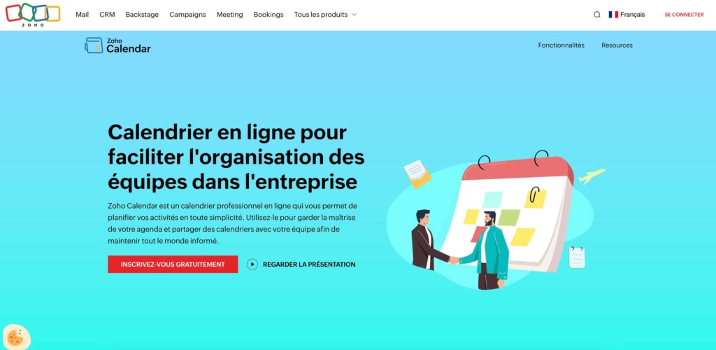 Zoho agenda gratuit