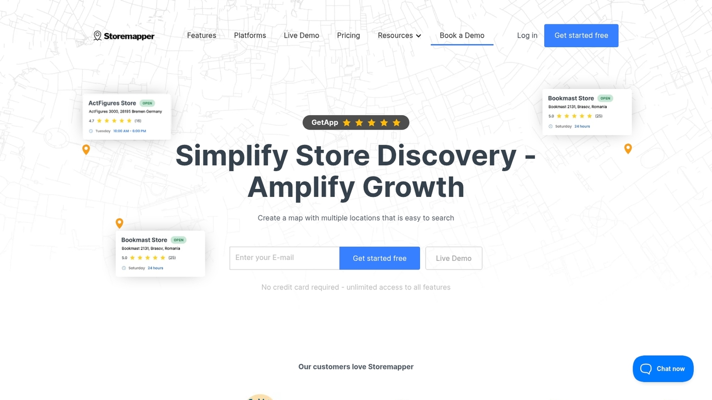 Screenshot of www.storemapper.com